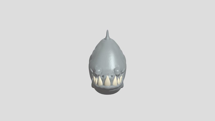 Shark Sculpture 3D Model