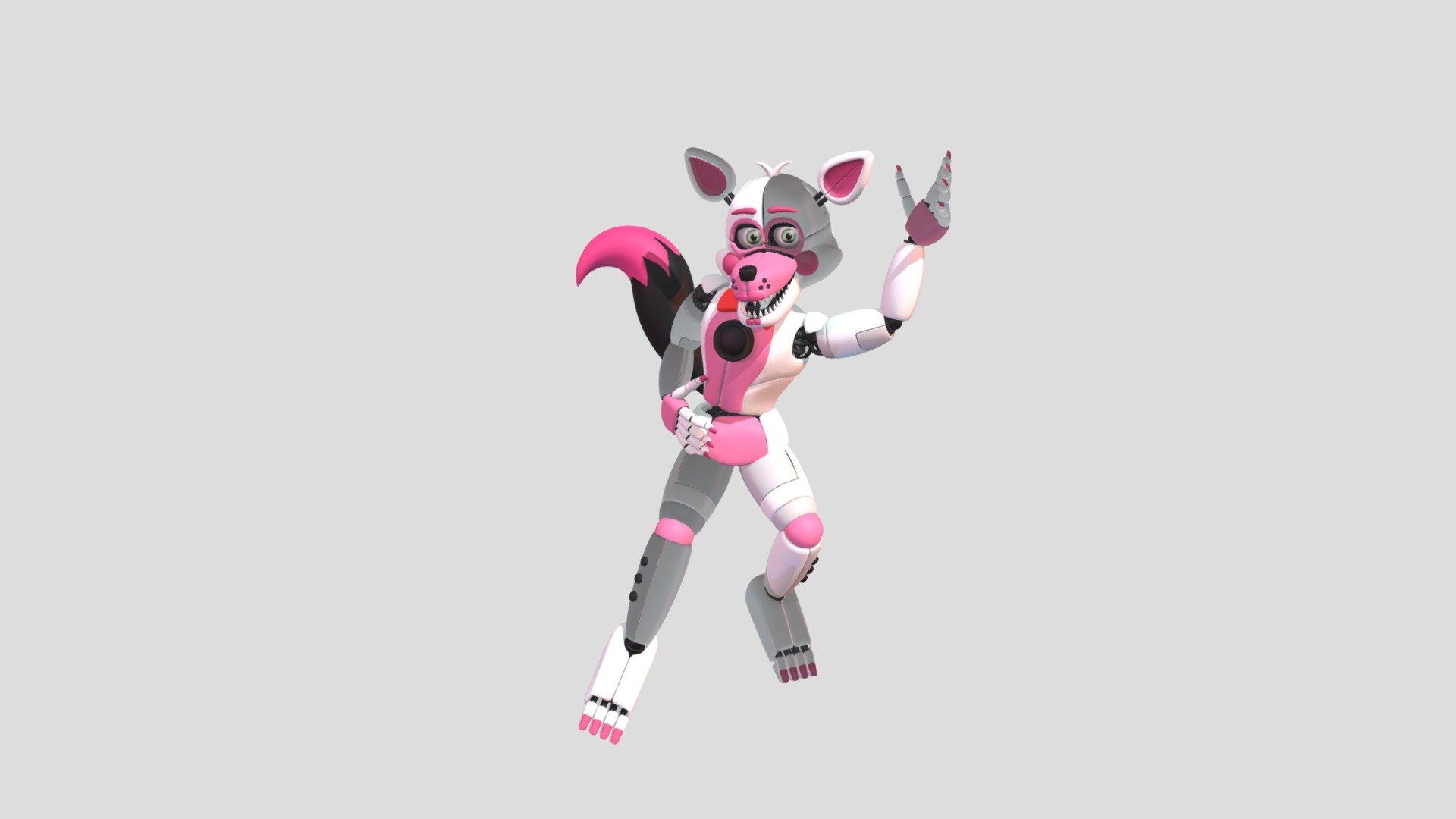 Funtime foxy fan-art - Download Free 3D model by PuppyGamesStudio [ddd2d85]  - Sketchfab