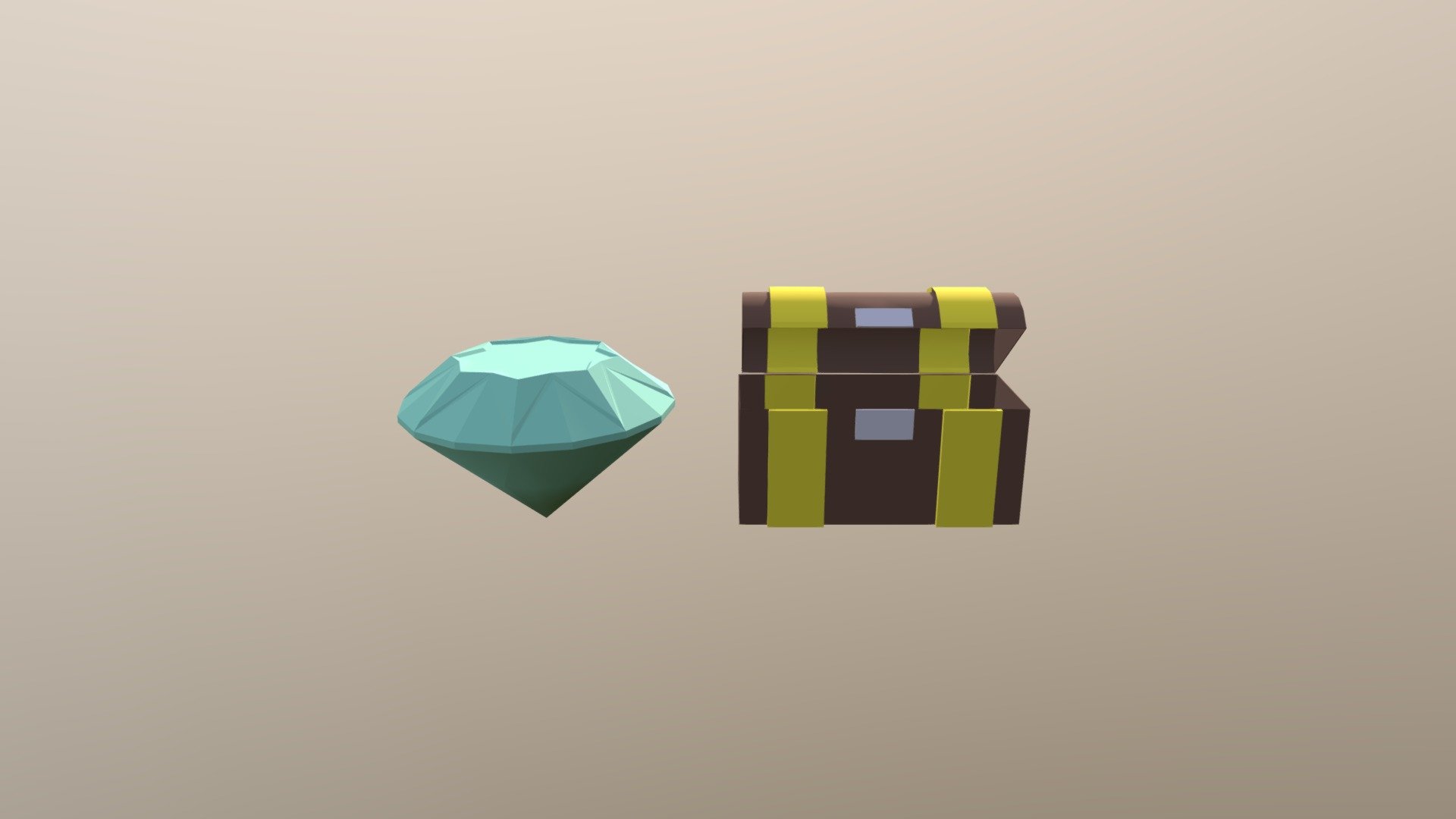 Diamond and Chest
