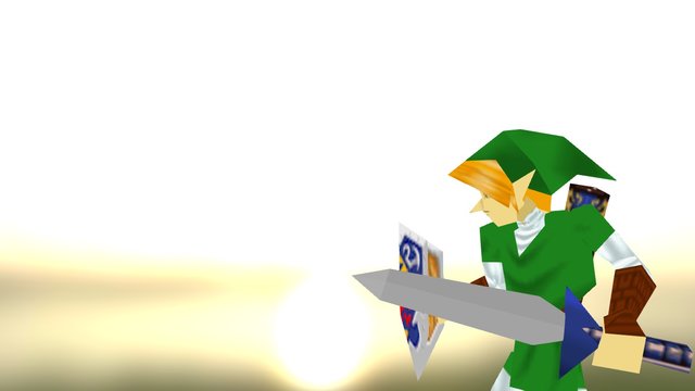 Nintendo 64 - Super Smash Bros - Link 3D Model