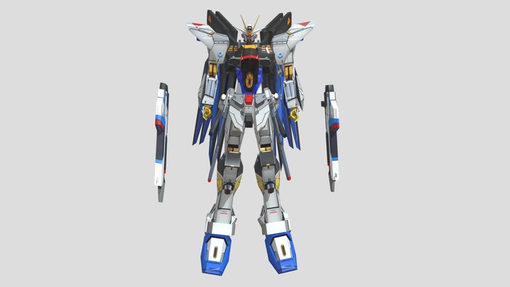 ZGMF-X20A Strike Freedom Gundam custom 3D Model