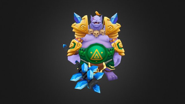 Warlords - Toom-Pah - Level 5 3D Model