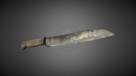 Dusty Knife 3D Model
