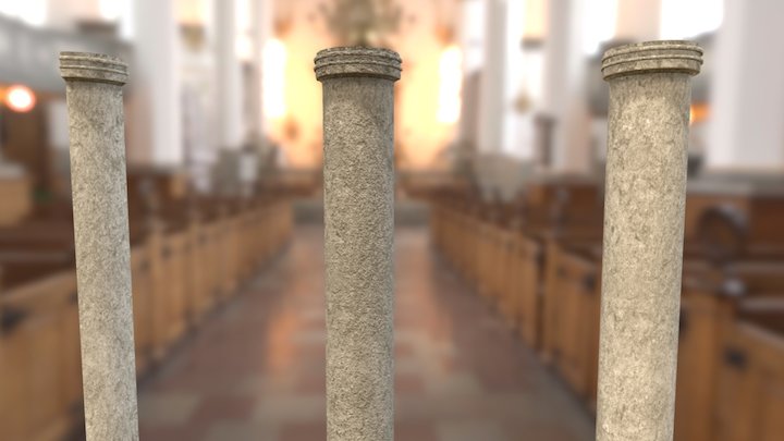 Pillars 3D Model