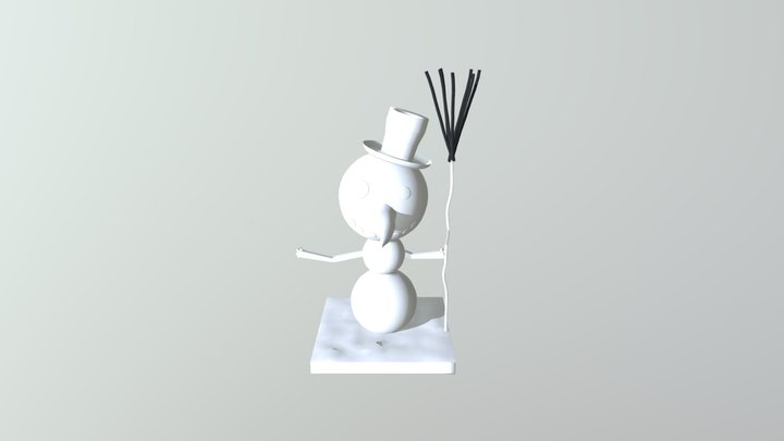 Snowman 3D Model