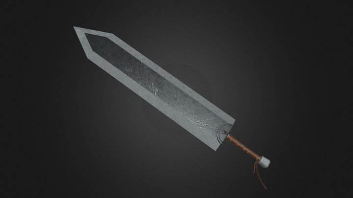 Dragon Slayer From Berserk 3D Model