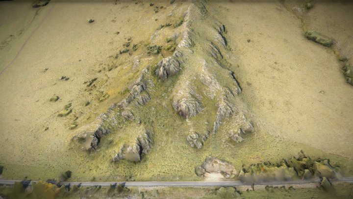 Rock ridge and highway – Modello 3D gratuito STL