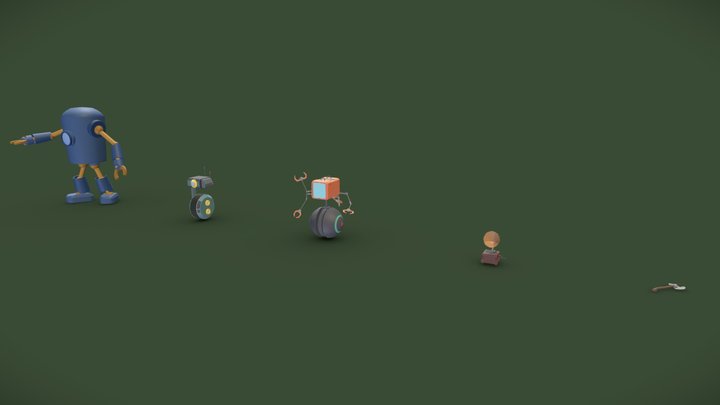 HW Painting 3D Model