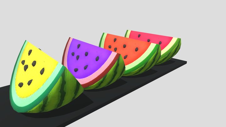 Watermelon fs22 Mod Download link 3D Model