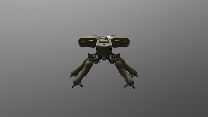 Ghost in the Shell R3000 Tank 3D Model