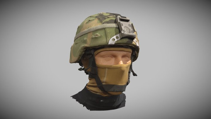 M.I.C.H. helmet 3D Model