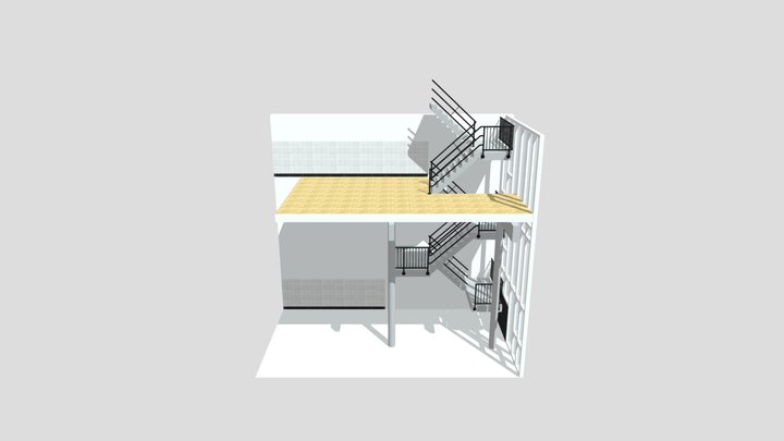 Escaleras sin fotogrametría 2 3D Model