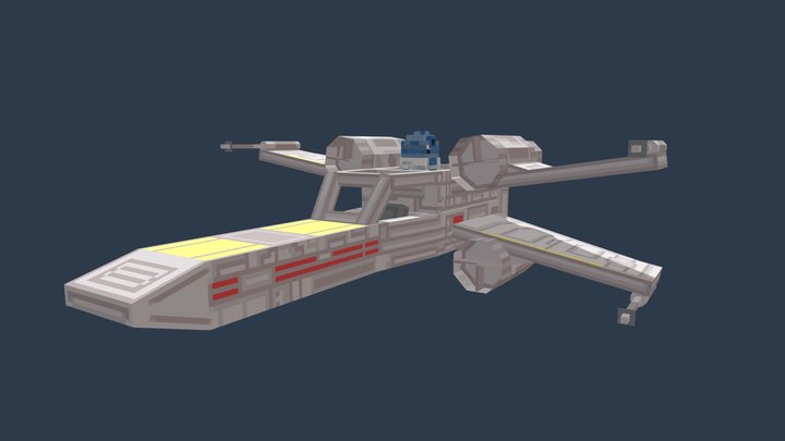 x wing 3D Model