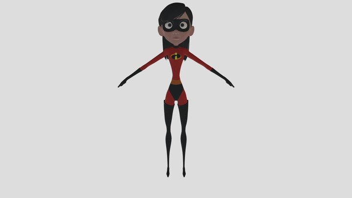 Violet Parr 3D Model