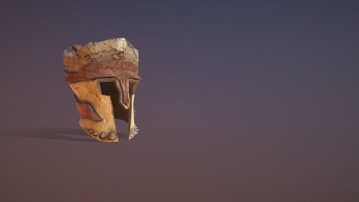Troy Helmet 3D Model