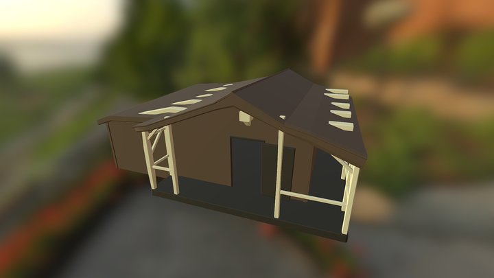 'Evil Dead' Styled Shed 3D Model