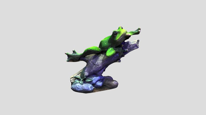 Frog statuette 3D Model