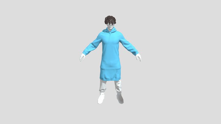 Swagin guy character 3D Model