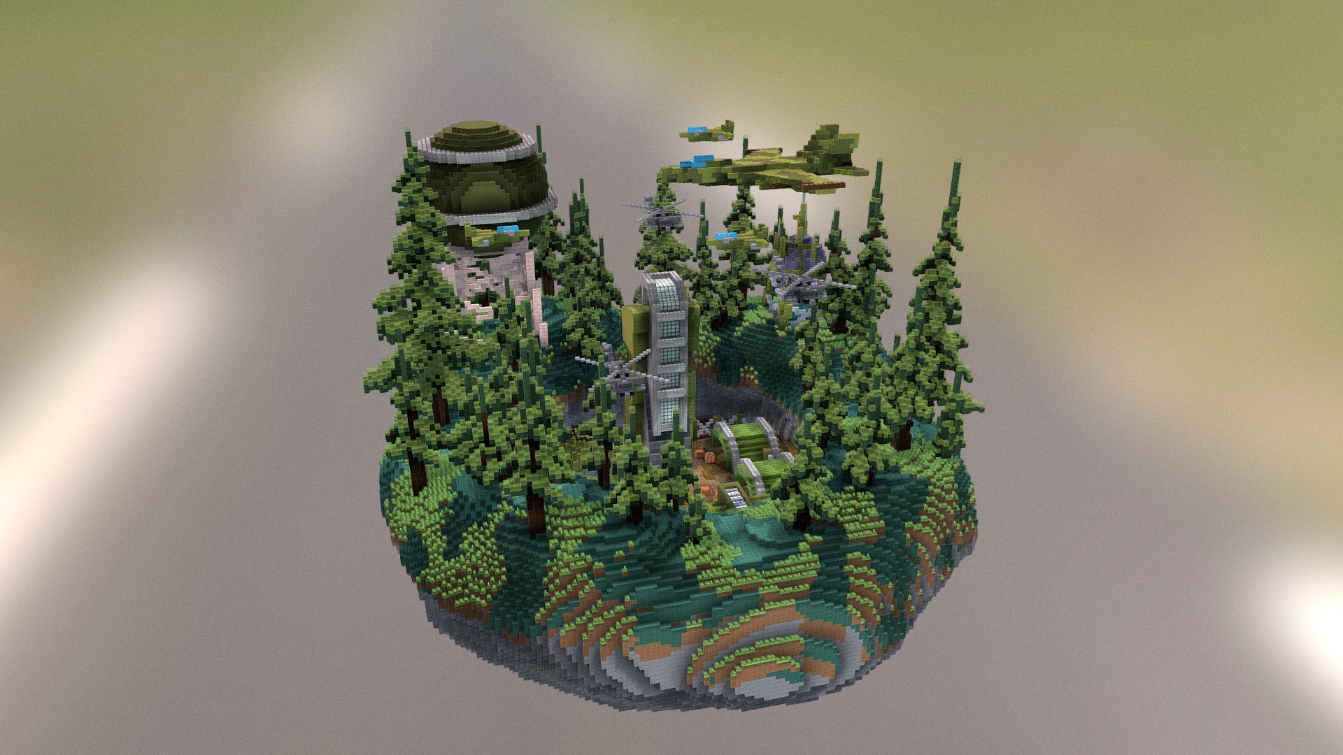 3D model Army PVP - This is a 3D model of the Army PVP. The 3D model is about a model of a city.