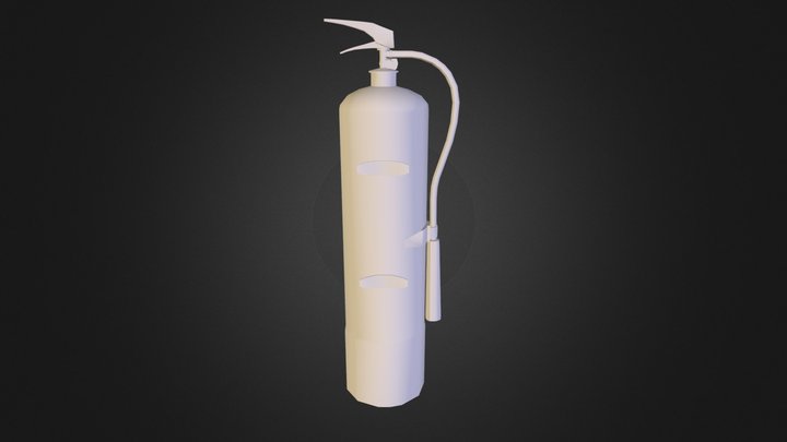 Fire paper extinguisher 3D Model