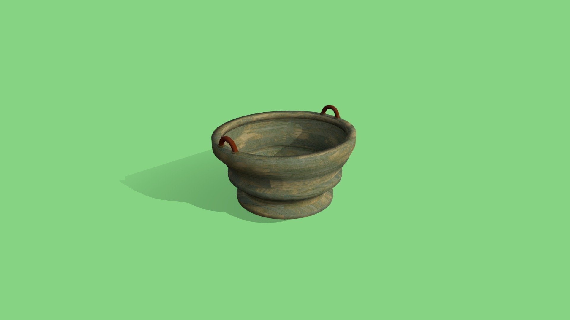 Wooden Bucket — Sketchfab embed 3D viewer