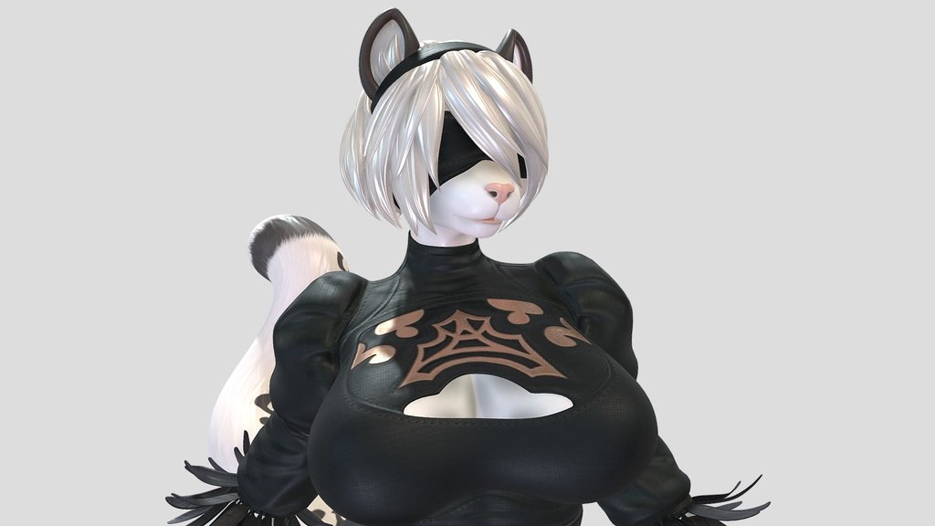 Furry 2B Nier: Automata Free
