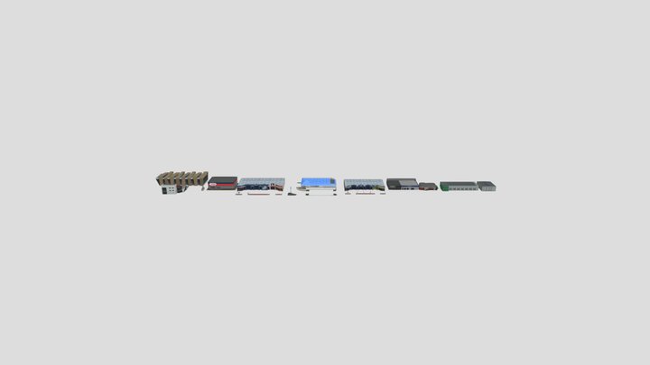 Shops 3D Model