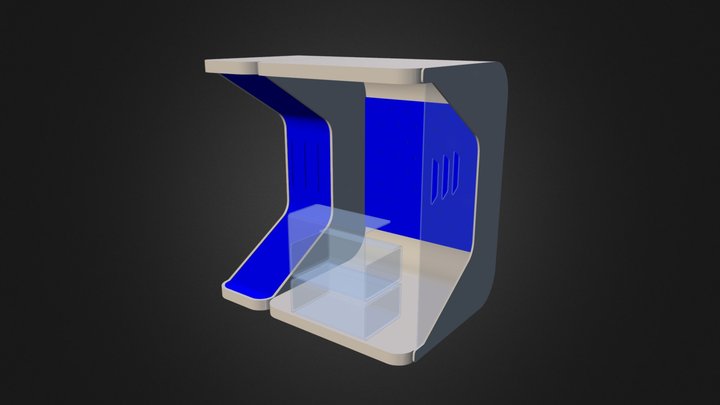 Mobile Selling Unit 3D Model