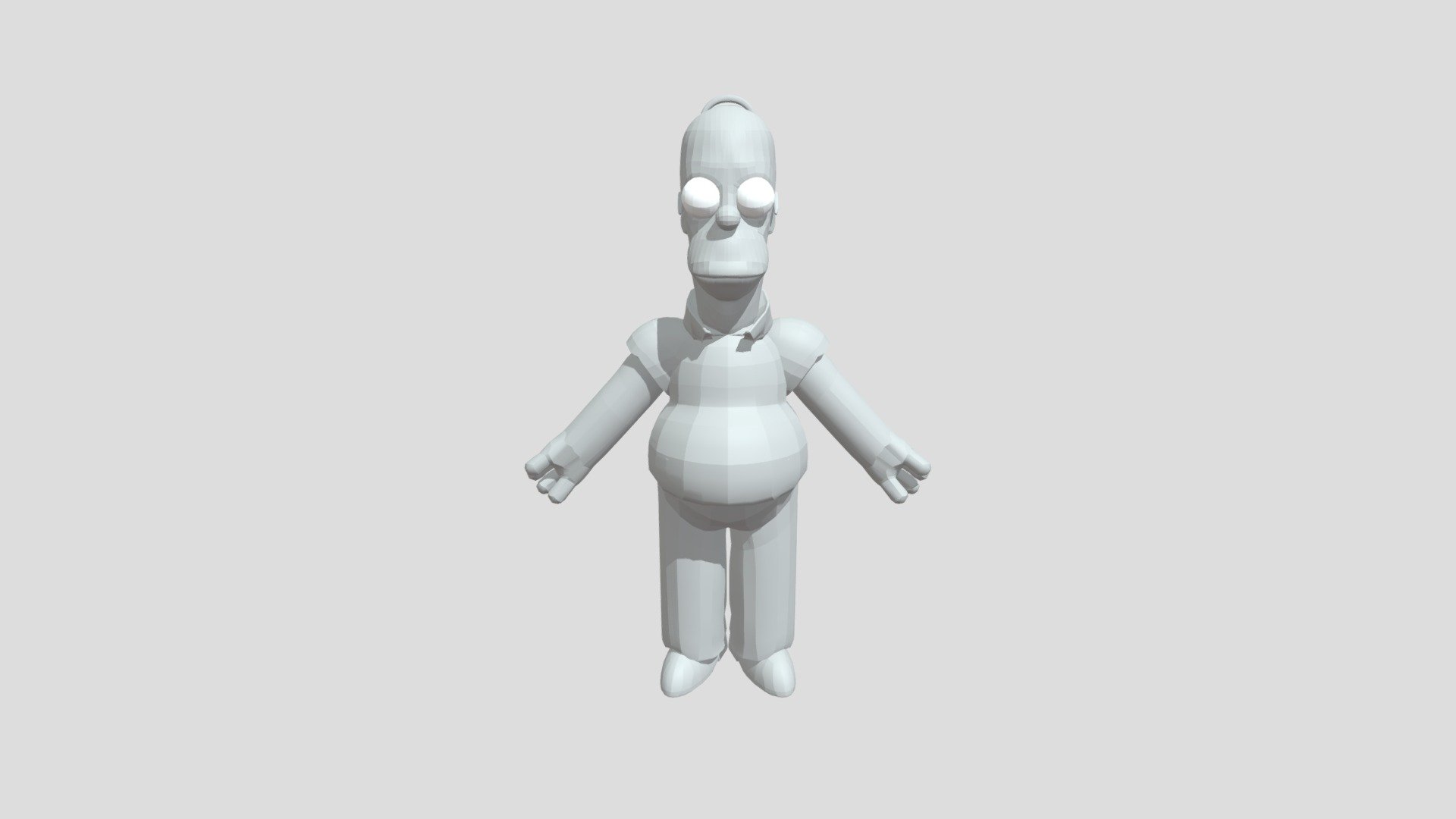 Modelisation_Homer_Simpson - 3D model by Lait-o-chocolat [dde1ce6 ...