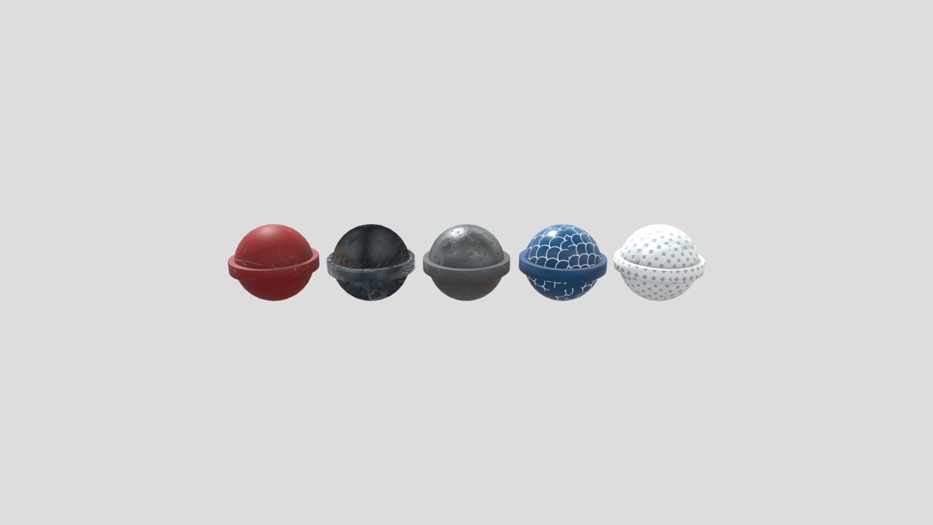 Spheres — Sketchfab embed 3D viewer