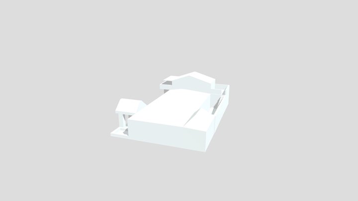 3 42 Tanpa Objek 3D Model
