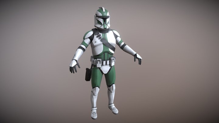Phase 1 Commander Gree 3D Model