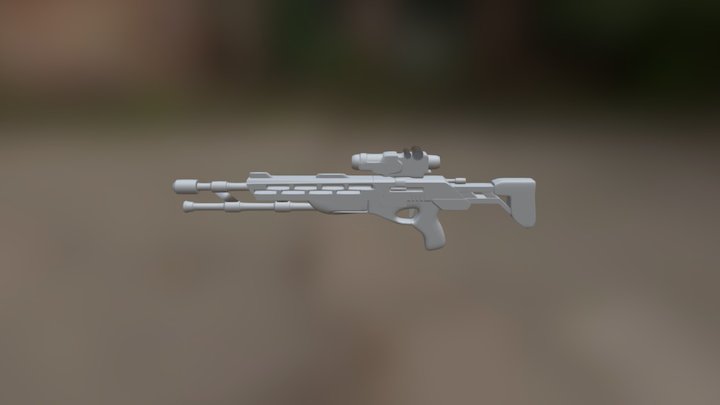 Viper Sniper Rifle 3D Model