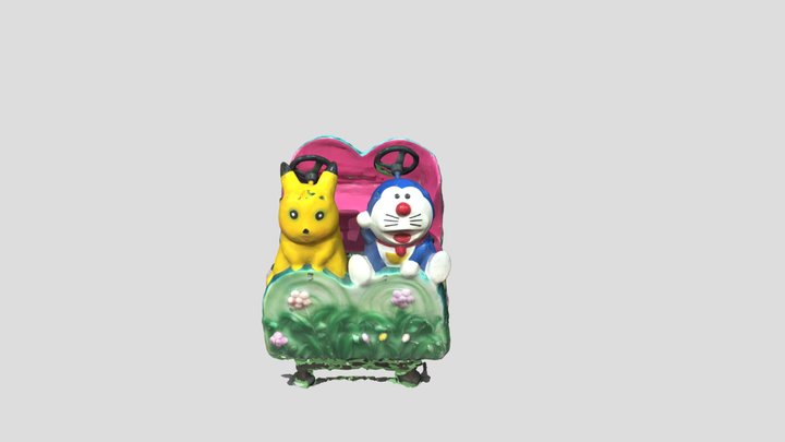 Personagem de desenho animado Pikachu Modelo 3D $39 - .3ds .blend