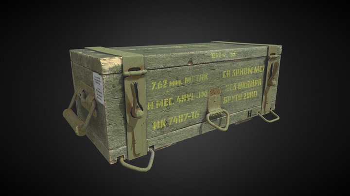 Ammo Crate 3D Model
