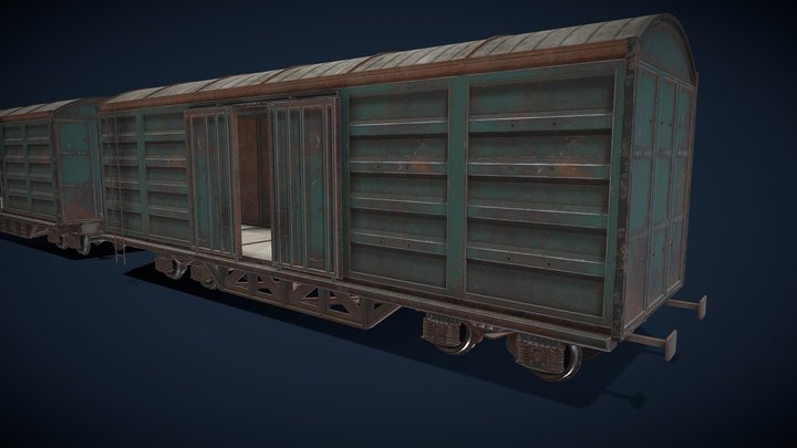 Train Car_56_MB – Modello 3D gratuito STL