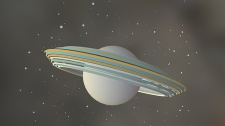 Saturn 3D Model