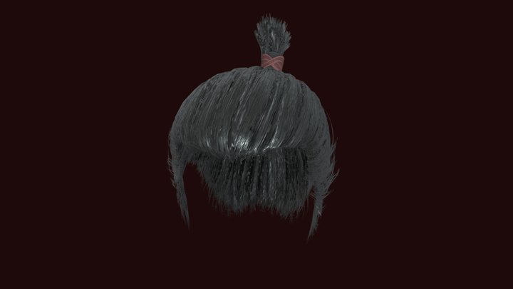 buzzsaws hair accurate 3D Model