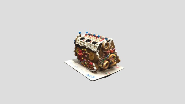 2023 - Adriana - Gingerbread House 3D Model