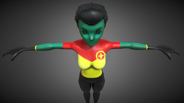 GI girl 3D Model