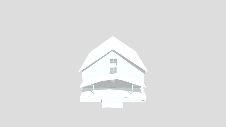 wooden cabin 3D Model
