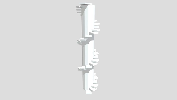FRANK106 Stairs.blend0. 3D Model