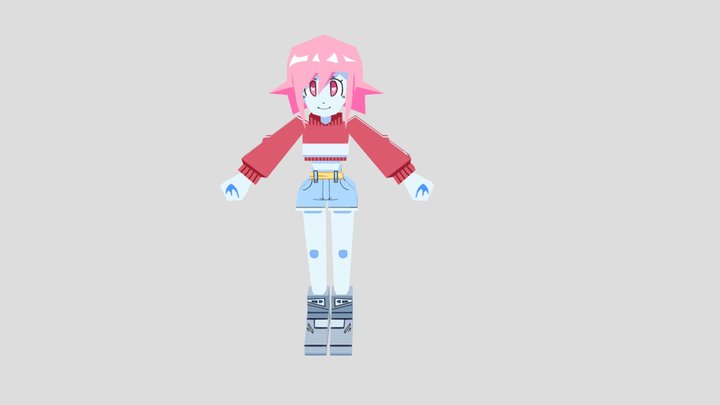 CrashsuneLPCharacterCourse 3D Model