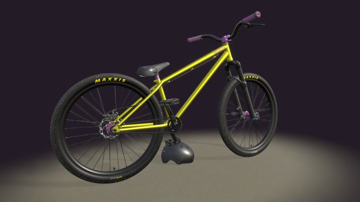 MTB bicycle Dirt-Street Specialized P26AM custom 3D Model