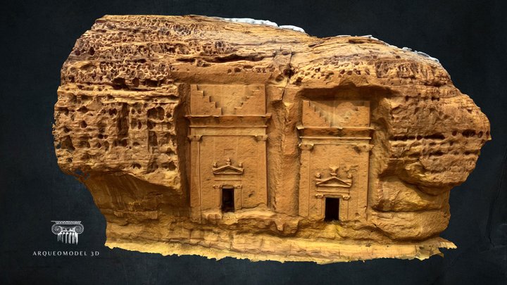 Tomb Jabal Al Banat | Saudi Arabia 3D Model