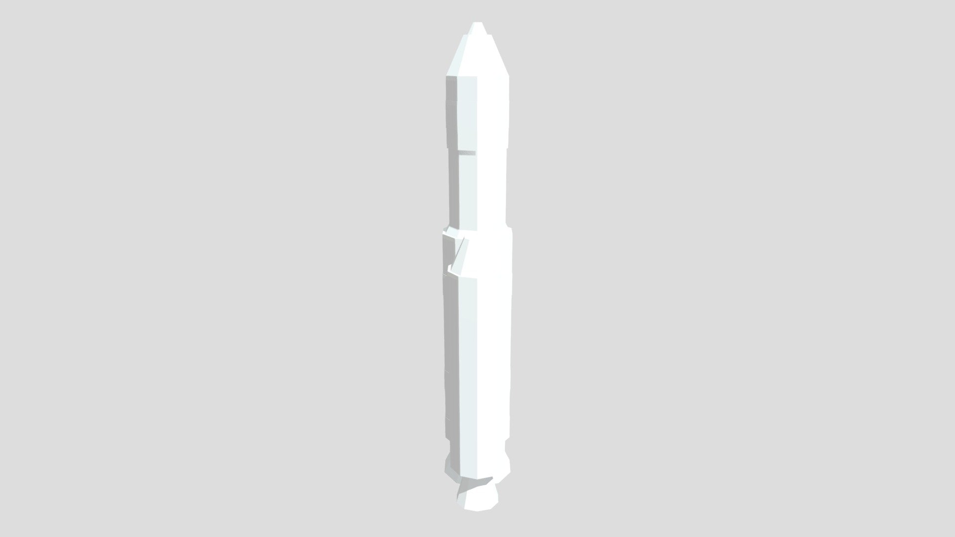 Low Poly Rocket Ship