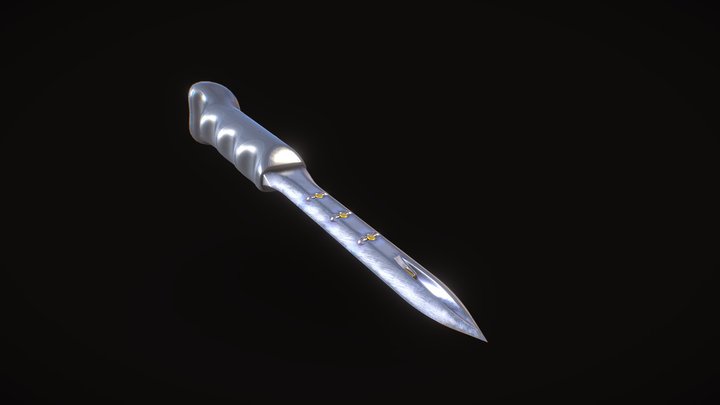 Thermal Fracture Knife 3D Model