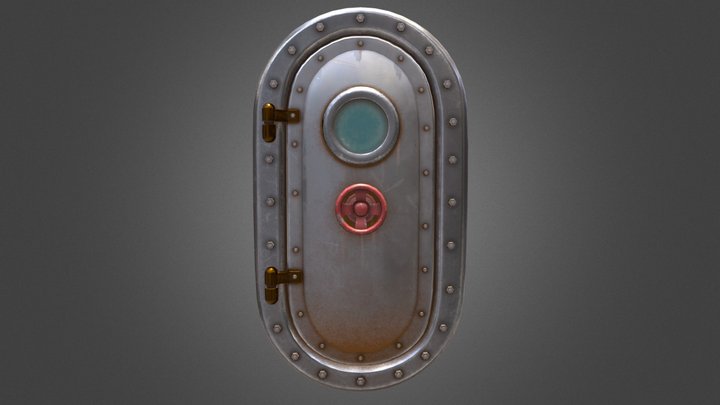 Submarine Door 3D Model