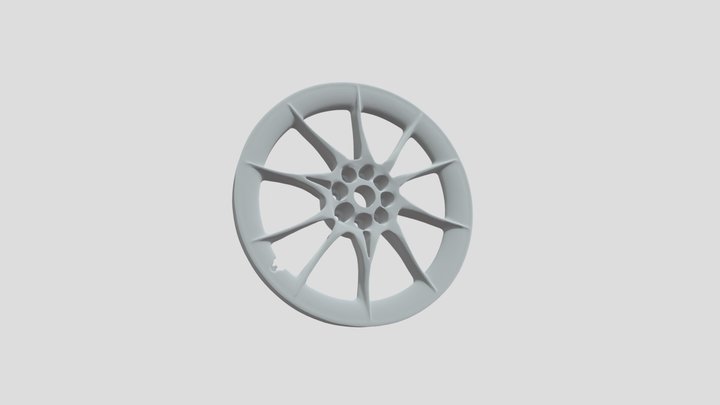 Roue23aveclumièreplusforte 3D Model