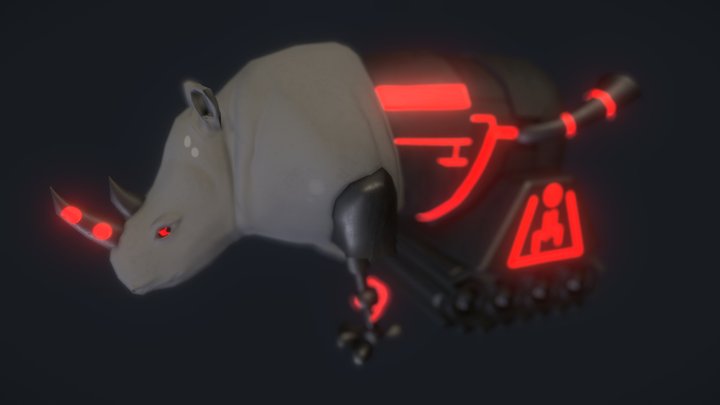 Robo Rhino 3D Model